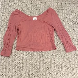 Half sleeve crop top